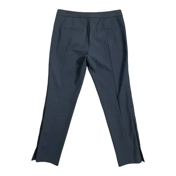 Tibi Black Side Snap Anson Skinny Slim Pants Size 8 - Picture 3 of 6